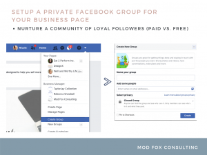 How to create a facebook group