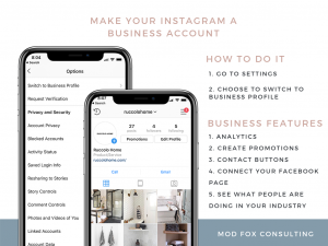 how to create an instagram business account. 